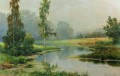 misty morning 1897 classical landscape Ivan Ivanovich river